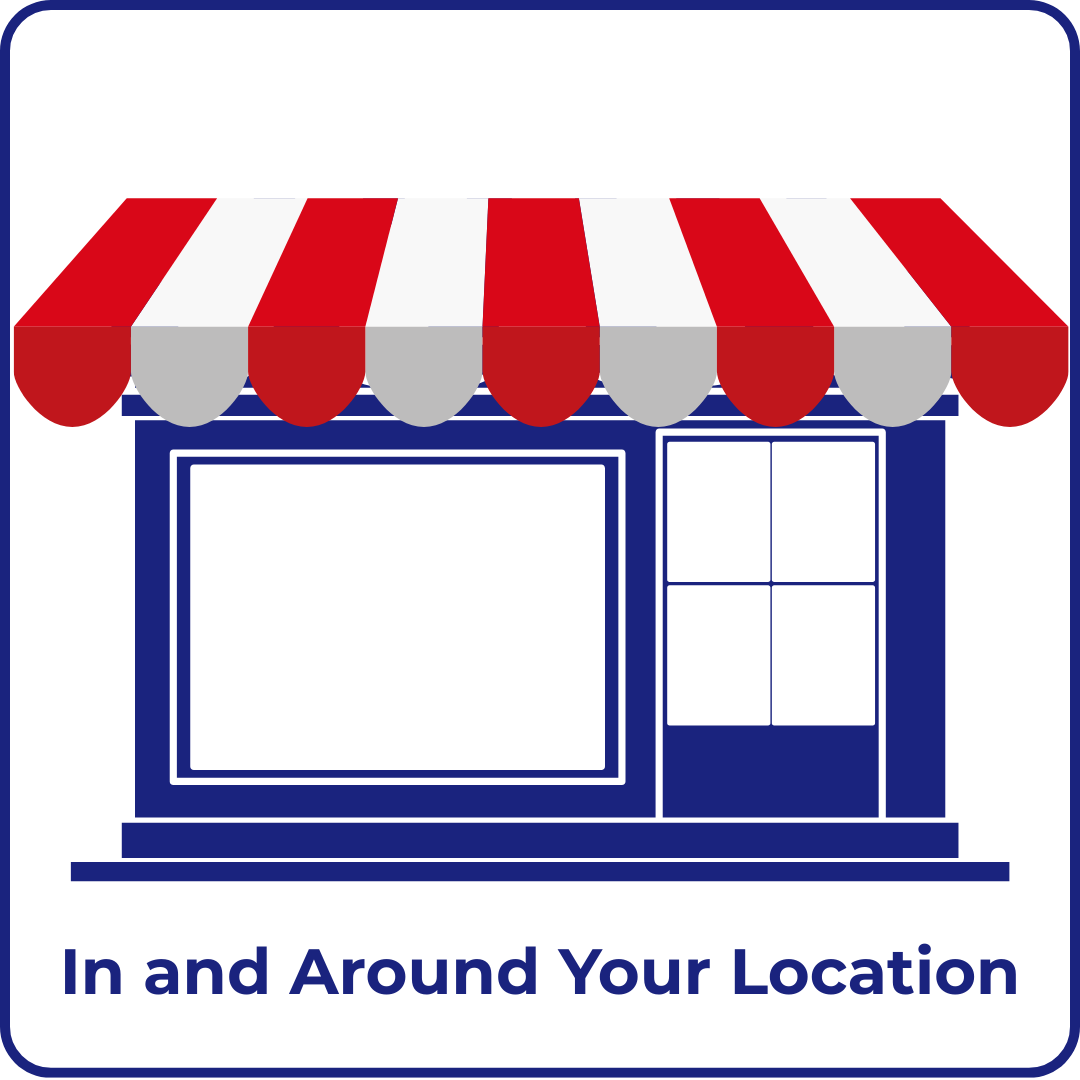 When customers or prospects are nearby, capture the attention with Scanpaigns.